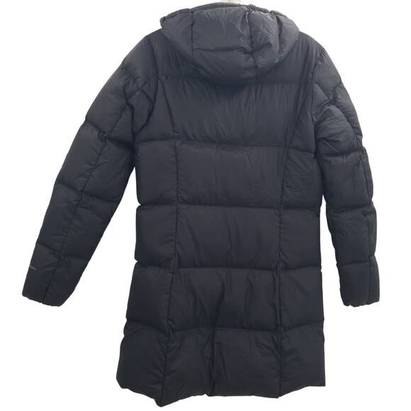 Eddie Bauer Women's Full Zip Up Hooded Puffer Jacket Long Sleeve Black Small NWT - Picture 2 of 8